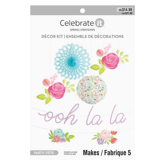 Ooh La La Hanging Decor Kit By Celebrate It Michaels